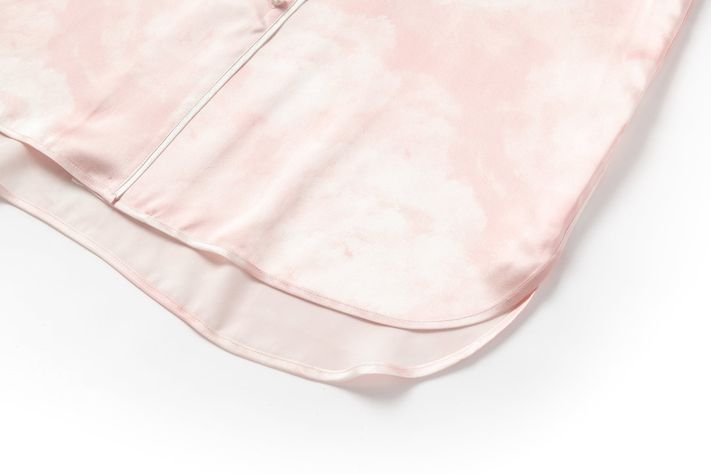 Rose Cloud Silk Nightshirt