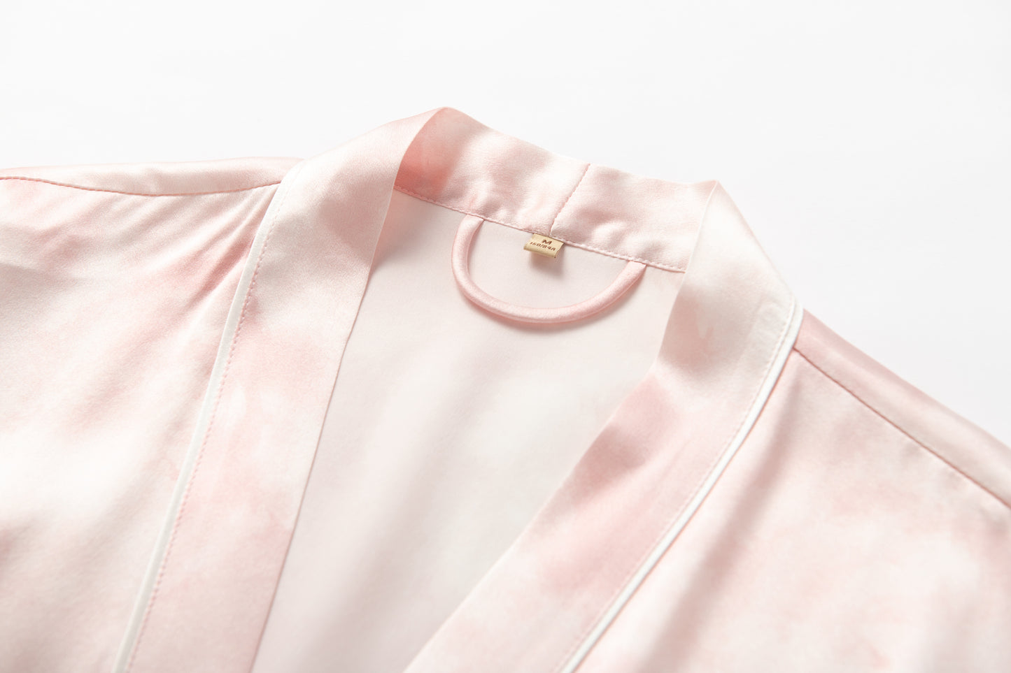 Rose Cloud Silk Night Robe