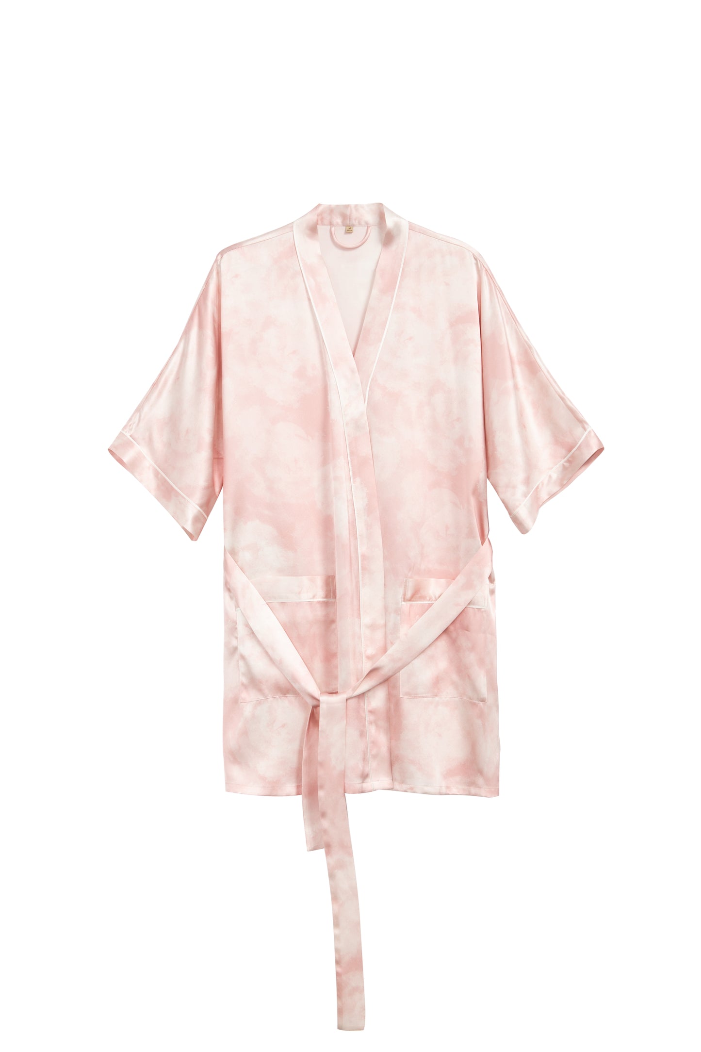 Rose Cloud Silk Night Robe