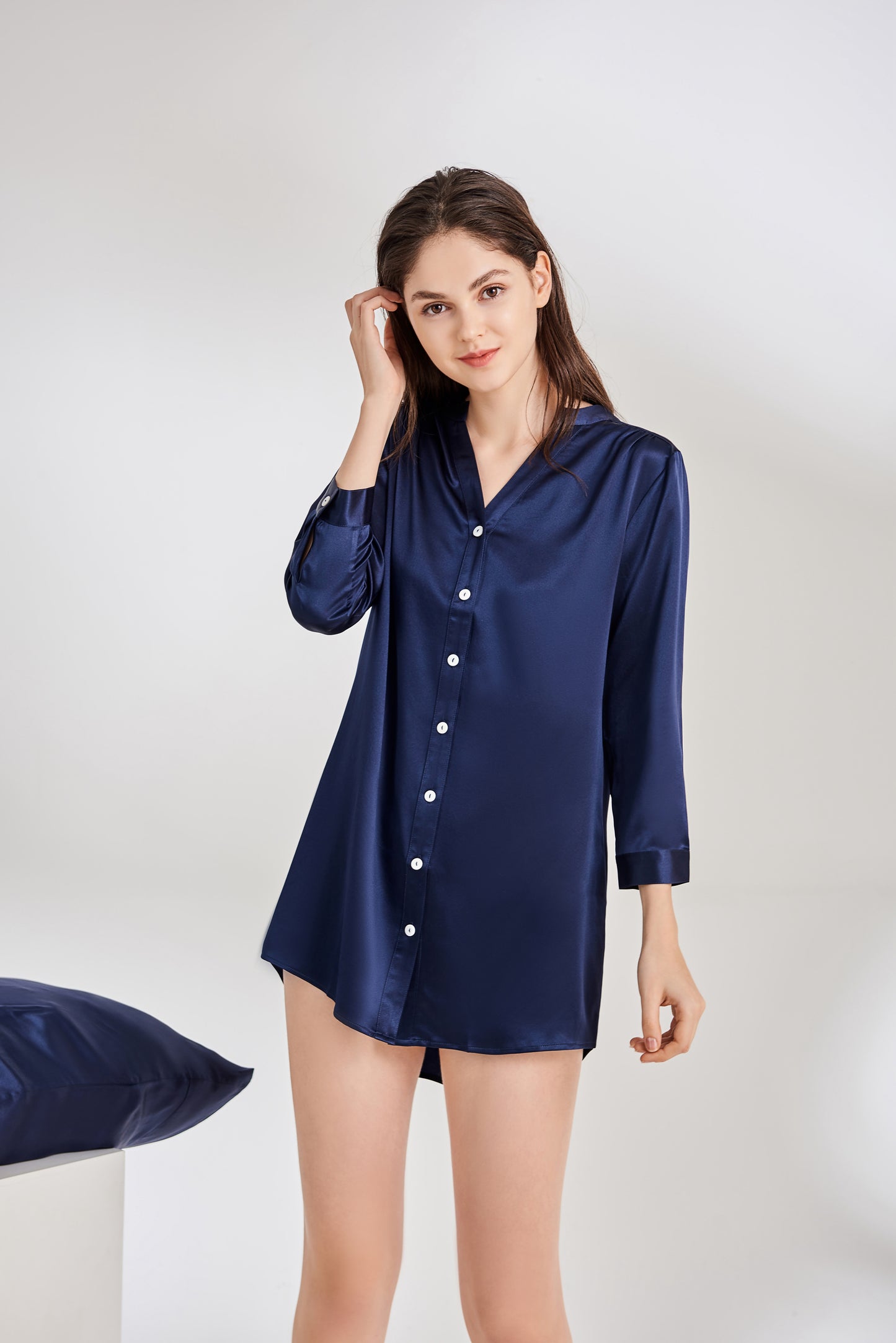 22 Momme Classic Silk Nightshirt